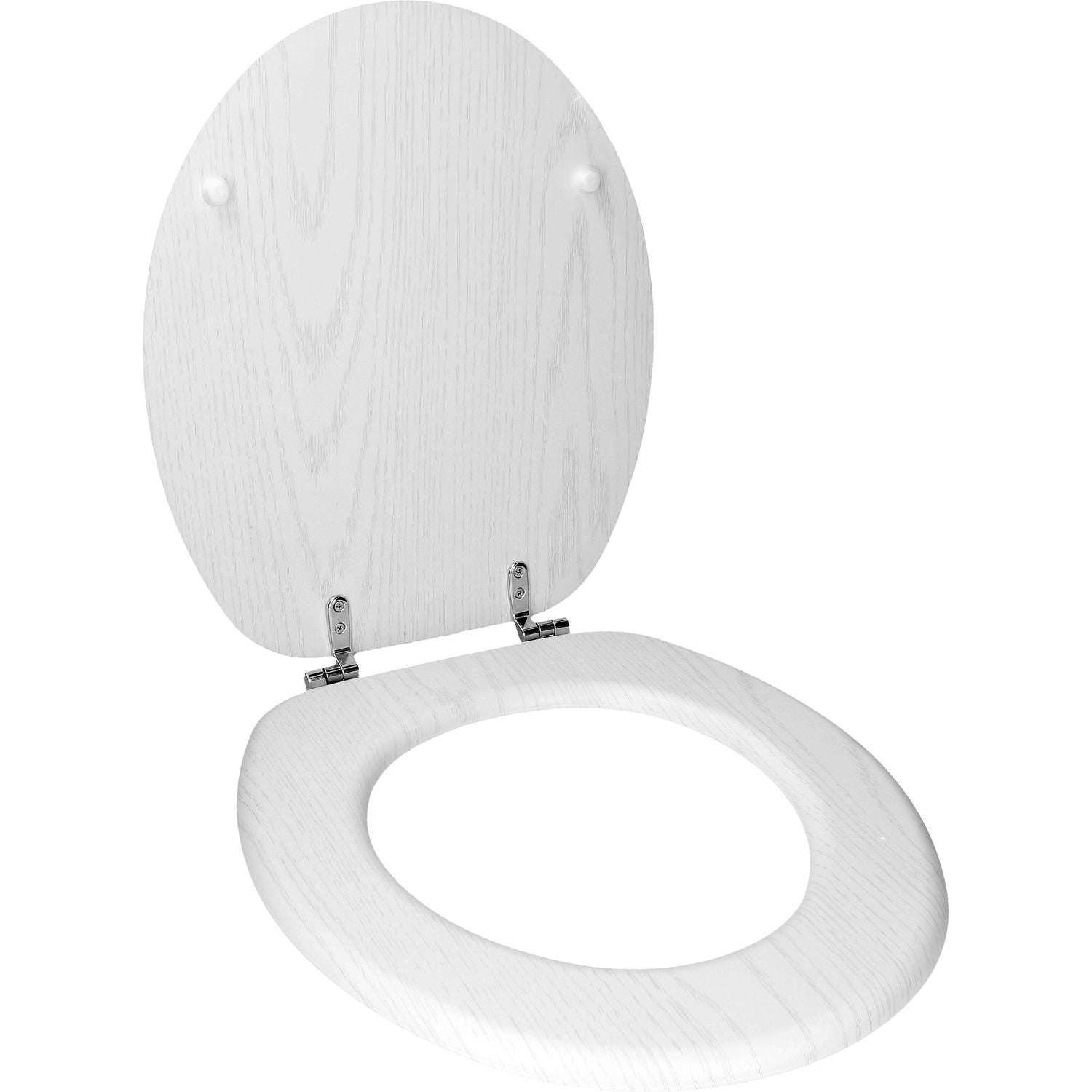 VESTIAMO CASA - Copriwater in legno Rovere Bianco Perla 37x43,4 cm